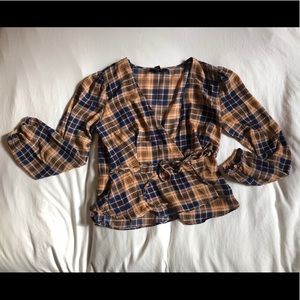 Forever 21 Wrap Blouse